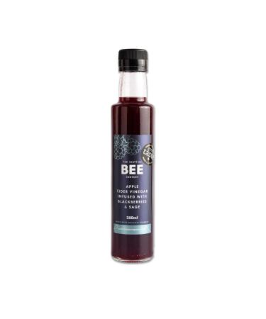 Apple Cider Vinegar from The Scottish Bee Company 250ml Made using Apple Cider Vinegar and Infused with fresh Blackberries and Sage for Salads Marinading or Cooking Blackberry & Sage