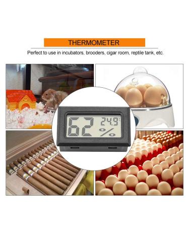 Garosa Embedded Digital Hygrometer Thermometer Accurate Humidity Monitor Fast Temperature Meter with Built-in Probe - Buy Online on SooperMarket.com