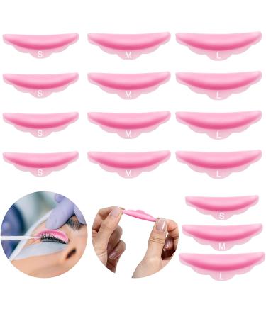 48 Piece Silicone Lash Lift Rods in S M L Sizes - Pink Eyelash Perming Curler Rods for Makeup Beauty Tool - Buy Online on SooperMarket.com