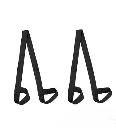 Fibound 2 pieces yoga mat strap yoga mat belt easy to use yoga mat carrying lags and holder portable yoga shoulder strap yoga mat belt for all mat greats