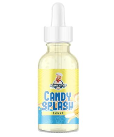 Franky's Bakery Candy Splash Flavor Drops 50ml (banana) - calorie -free drops of taste with delicious aroma - flavored flavor 50 ml (1 Pack)