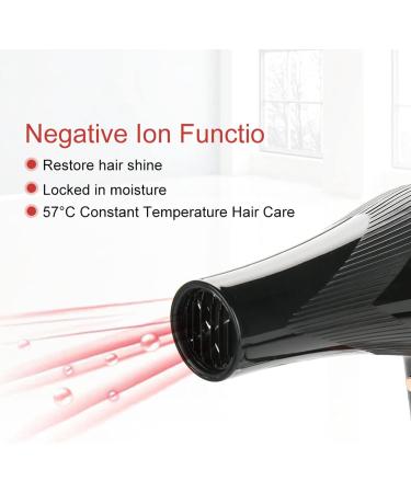 KUIKUI Professional Hair Dryer with Negative Ion Technology - Constant Temperature Powerful Wind Portable Size Thermal Balance and More - Buy Online on SooperMarket.com
