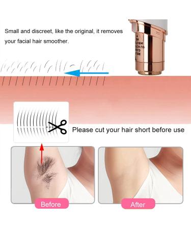 Facial Hair Remover Replacement Heads - Gen 2 Double Halo, 4 Count, 18K Gold-Plated, Compatible with Finishing Touch Flawless - Buy Online on SooperMarket.com