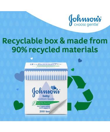 Johnson's Baby Cotton Buds - 600 Buds | Gentle and Safe for Baby Care - Buy Online on SooperMarket.com
