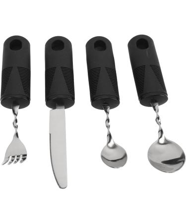 Weighted Silverware Dishware Knife Aggravated Utensil for Diet Utensil Home Adaptive Spoons - Buy Online on SooperMarket.com