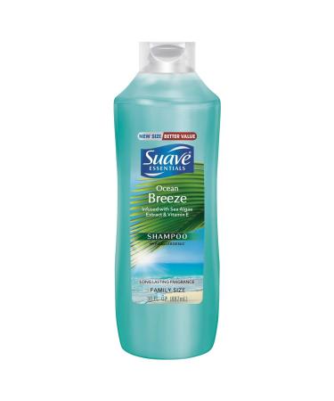 Suave Essentials Ocean Breeze Shampoo - Family Size 30 FL OZ - Pack of 2 Bottles - Buy Online on SooperMarket.com