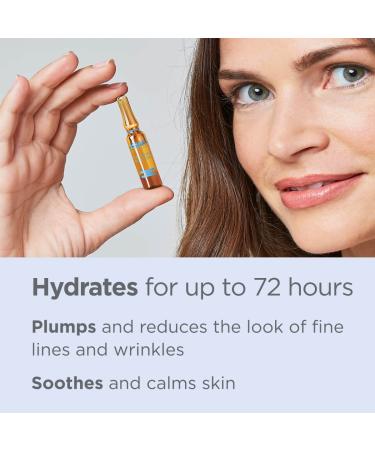 ISDIN Hyaluronic Booster Serum Ampoules - Deep Hydration with Peptide Formula - Buy Online on SooperMarket.com