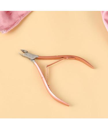 Cuticle Trimmer with Cuticle Pusher Cuticle Remover Cutter Nipper and Cuticle Nail Pusher Peeler Scraper Durable Dead Skin Clipper Manicure Pedicure Tools (Rose-Gold) - Buy Online on SooperMarket.com