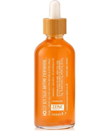Mother's Natural Aid Apple Cider Vinegar Drops - 10 Year Aged Raw with Live Mother - 100ml Travel Size - Superior Category Vinegar - Unpasteurised & Unfiltered - Buy Online on SooperMarket.com