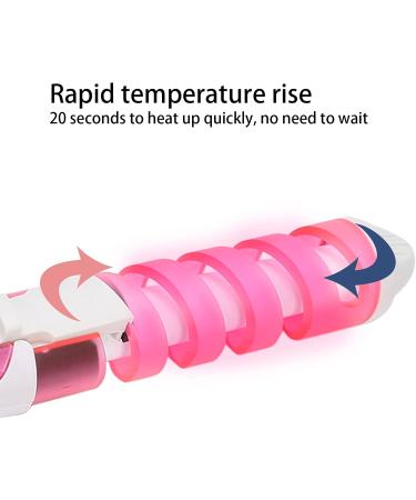 Shop Mini Spiral Hair Curler Wand - Automatic Wavy Curling Iron | Anti-Scald Constant Temperature | International Shipping Available - Buy Online on SooperMarket.com