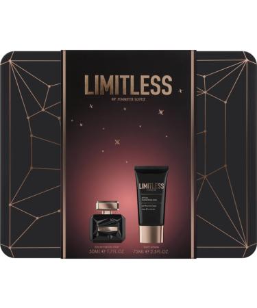 Jennifer Lopez LIMITLESS Gift Set Limitless Eau de Parfum 50 ml (1.0 FL OZ) and Body Lotion 75ml 1 Count (Pack of 2)