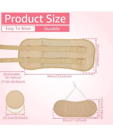 3Pcs Neck Waist Essential Oil Pack Set with Chest Pads Washable Reusable Essential Oil Wrap Leakproof Oil Pack Wrap Adjustable Soft Oil Pack for Waist Neck Chest |(Suit one Khaki) Suit one Khaki - Buy Online on SooperMarket.com
