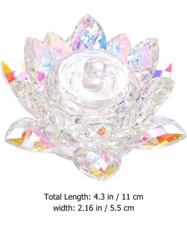 Minkissy Crystal Dappen Dish with Lid - Flower Shaped Glass Cup for Nail Art | Manicure Mixing Bowl & Tools - Buy Online on SooperMarket.com