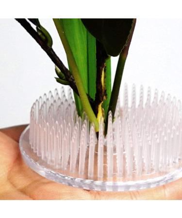 Set of 2 Clear Plastic Flower Frogs Arrangement Holders 2.76 Inch - 70mm - Buy Online on SooperMarket.com