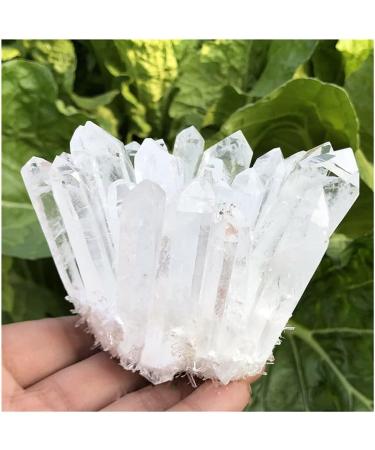 1pc Natural Crystals Clear Quartz Cluster Freeform Reiki Stones Room Home Office Aquarium Decoration Accessories Gemstone Home Collections (Size : 400-450g) - Buy Online on SooperMarket.com