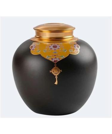 XENITE Purple Sand Tea Cans Large Medium and Small Household Storage Sealed Storage Cans Ceramic Tea Cans (Color : A Size : 15cm) A 15cm