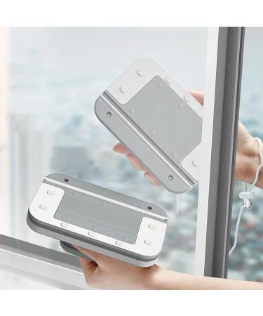 Dranng Double Sided Window Cleaner | Adjustable Magnetic Glass Washing Brush Wiper Tools High Safety Sturdy Window Tool For High-Rise Buildings Outdoor Windows - Buy Online on SooperMarket.com