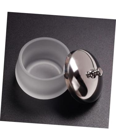 Healeved Nail Art Crystal Cup Decorative Monomer Dish Liquid Containers Manicure Tool Dappen Dish with Lid Nail Art Cleaning Tool Glass Cleaning Cup Stainless Steel Mixing Cup Carved - Buy Online on SooperMarket.com