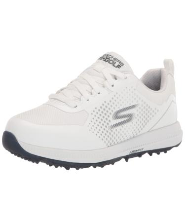 Skechers Women's 123031 Sneaker 36.5 EU White Navy Sport