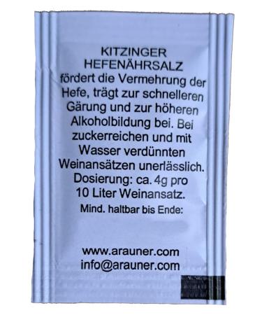 Yeast Nutrient Salt 10x1g | ARAUNER Yeast Nutrient - Diammonium Phosphate for Brewing & Fermentation - Buy Online on SooperMarket.com