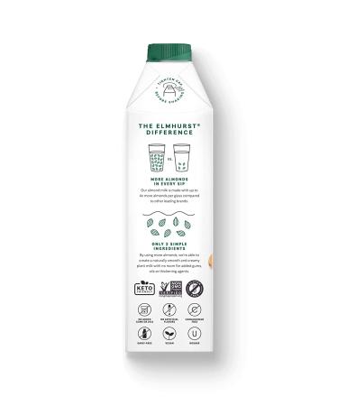 Elmhurst 1925 Unsweetened Almond Milk - 32oz 6-Pack - Buy Online on SooperMarket.com