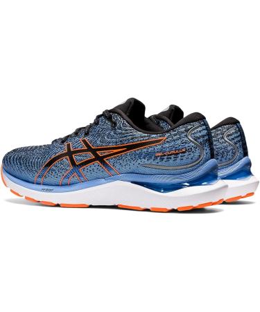 ASICS Men's Gel-Cumulus 24 Running Shoes 10 Black/Shocking Orange - Premium Performance Footwear - Buy Online on SooperMarket.com
