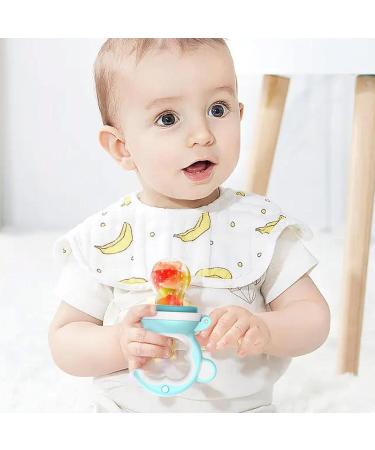 Baby Food Fruit Feeder - Portable Pacifier with Food-Safe Silicone Rings & Easy-Clean Handle | Tommee Tippee Schnuller - Blau - Buy Online on SooperMarket.com