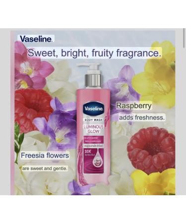 Vaseline Body Wash Luminous Glow - 10X Niacinamide & Hyaluronic Acid for Radiant Skin | Fruity Fragrance - 425ml International Shipping - Buy Online on SooperMarket.com