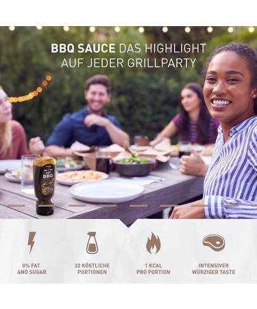 Body Attack BBQ Sauce - 0% Sugar & 0% Fat | Perfect for All Diets | 320ml (2 Pack) - International Shipping Available - Buy Online on SooperMarket.com