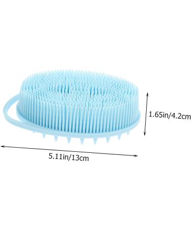 3pcs Double Sided Bath Brush Set - Baby & Body Silicone Scrubber - Buy Online on SooperMarket.com