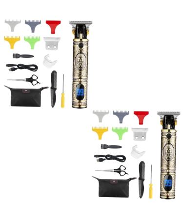 minkissy 2 Sets Stainless Steel Man Household