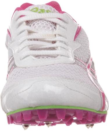 ASICS Women's Hyper-Rocketgirl 5 Track & Field Shoe 9.5 - White/Fuchsia/Green - Buy Online on SooperMarket.com