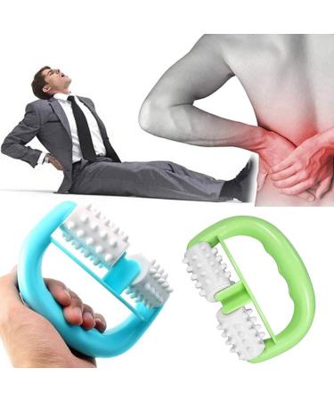 Buy 2-Piece Anti-Cellulite Massage Rollers with D-Shaped Handle | Smooth Skin & Anti-Aging Solution | International Shipping - Buy Online on SooperMarket.com