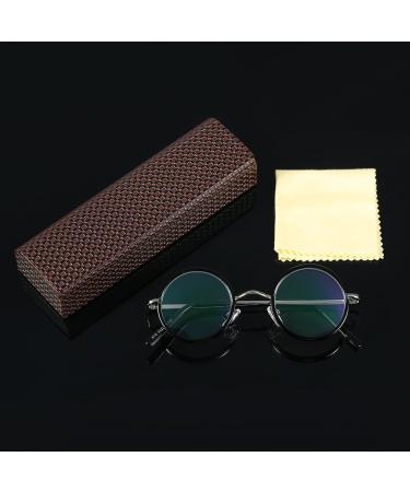 Retro Round Resin Reading Glasses for Presbyopia - Lightweight Magnifying 1.0/1.5/2.5/3.0/3.5 Strength | Fatigue Relief - Buy Online on SooperMarket.com