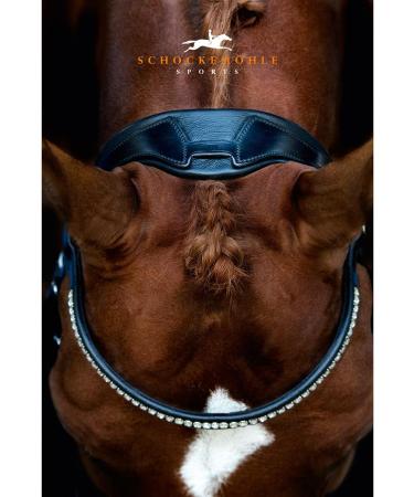 Schockem hle Malibu Anatomic Snaffle Bridle Black for Thoroughbreds - Premium Quality Equestrian Gear Worldwide Shipping - Buy Online on SooperMarket.com