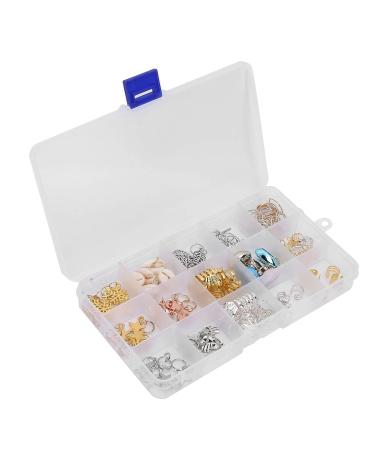 Shop DIY Hair Braid Rings - Snowflake Leaves Pendant Dreadlocks Jewelry Accessories for Unique Hair Styles - Buy Online on SooperMarket.com