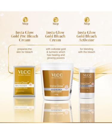 VLCC Insta Glow Gold Bleach Salon 342Gm - Buy Online on SooperMarket.com
