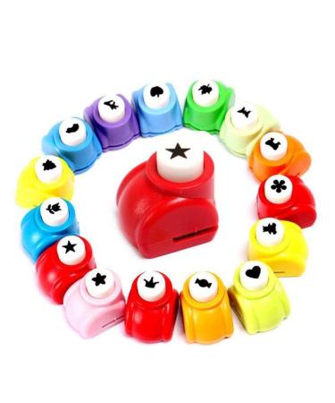 LoveInUSA Punch Craft Set 10 Pack Hole Punch Shapes Hole Punch Shape Scrapbooking Supplies Shapes Hole Punch Great for Crafting & Fun Projects Multicolored