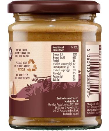 Meridian Rich Roast Smooth Peanut Butter 280 g - Buy Online on SooperMarket.com