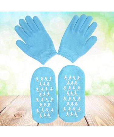 Gloves Moisture Socks Gel Socks Spa Socks Hand Sky Blue - Buy Online on SooperMarket.com