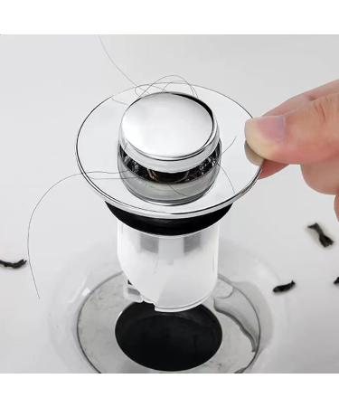 Basin Up Drain Filter Wash Basin Bounce Drain Filter Sink Drain Stopper Up Drain Filter Home Bathroom Use Bathroom Sink Drain - Buy Online on SooperMarket.com