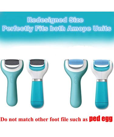 11 Pack: 7 Extra Coarse & 4 Regular Coarse Replacement Roller Heads for Amope Pedi Foot File - Buy Online on SooperMarket.com