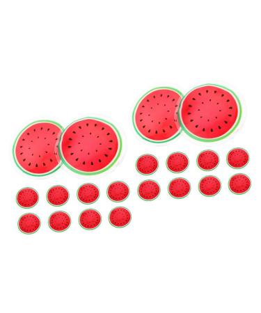 Lurrose 20 Pcs Ice Pack Eye Mask Eye Mask Ice Pack PVC Cool Blindfold 6.6x6.6cmx2pcs As Shownx2pcs