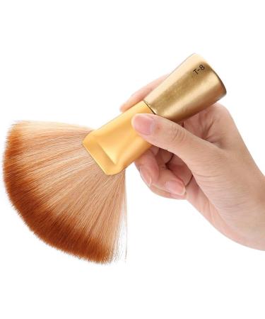Soft Fan-shaped Brush Barber Hair Cutting Salon Neck Face Duster Brush Stylish Hair Cutting Tools Hairdressing Attachment with Handle Suit for Stylist Barber - Buy Online on SooperMarket.com