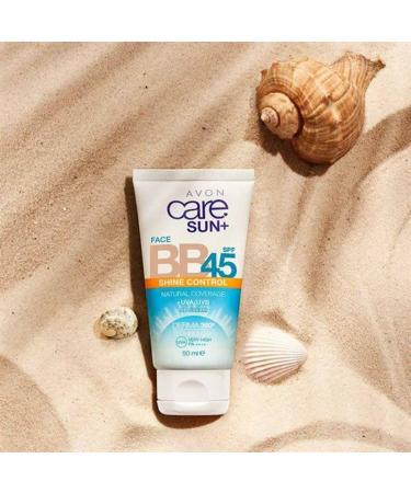 Avon Care Sun+ Shine Control SPF45 Natural Coverage +UVA/UVB BB Cream 50ml - Buy Online on SooperMarket.com