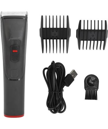 Hair Cutting Clipper Glides Smoothly Electric Hair Trimmer with 2 Guide Combs for Traveling (Black) - Buy Online on SooperMarket.com