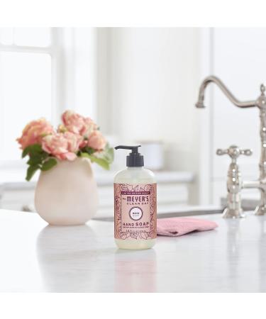 Mrs. Meyer's Rose Hand Soap with Essential Oils - Biodegradable Formula - 12.5 fl. oz - Buy Online on SooperMarket.com