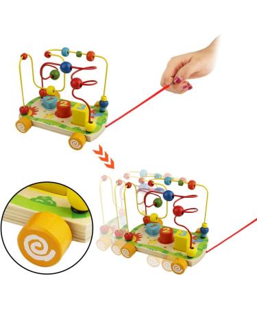 Nuheby Motor Skills Cube & Loop Toy for 1 Year Olds | Enhance Learning & Development | International Shipping Available - Buy Online on SooperMarket.com