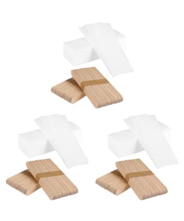 FRCOLOR 600 STK wax papier Wax patus Wax spatula Wax pearl hair removal wax roller set wax wax stick for hair removal body wax stripes wooden sticks hard wax face face