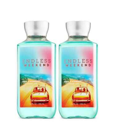 Bath & Body Works Endless Weekend Shower Gel Gift Sets 10 Oz 2 Pack (Endless Weekend) 20 ounces Endless Weekend 10 Fl Oz
